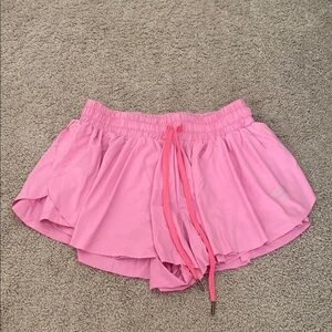 Pink Women's Flowy Shorts